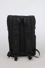Rygsæk Real Republic sort rolltop m/spænde pc rum water bund