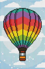 Diamond Art lærred luftballon 30 x 20 cm