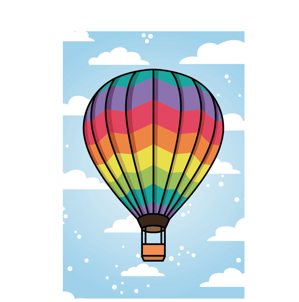 Diamond Art lærred luftballon 30 x 20 cm