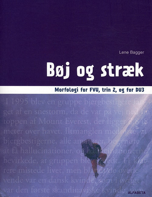 Bøj og stræk, Morfologi for FVU, trin 2 og for DU3