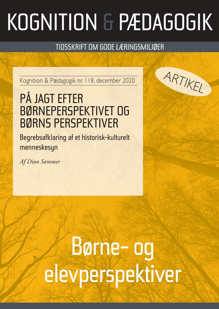 På jagt efter børneperspektivet og børns perspektiver