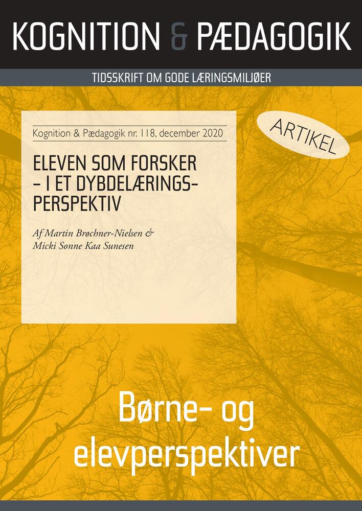 Eleven som forsker - i et dybdelæringsperspektiv