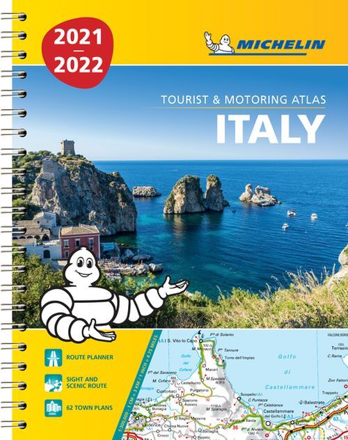Michelin Tourist & Motoring Atlas Italy 2021-2022