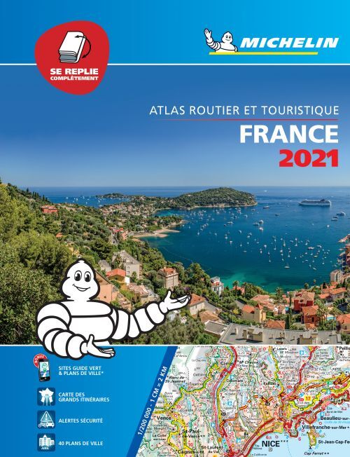 Michelin Tourist & Motoring Atlas France 2021