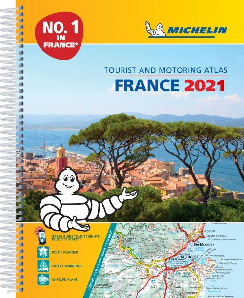 Michelin Tourist & Motoring Atlas France 2021