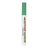 Marker outline 3.0 mm 2 i en guld/farver 12 ass