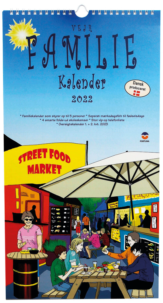 Familiekalender 2022 vejr 5 person