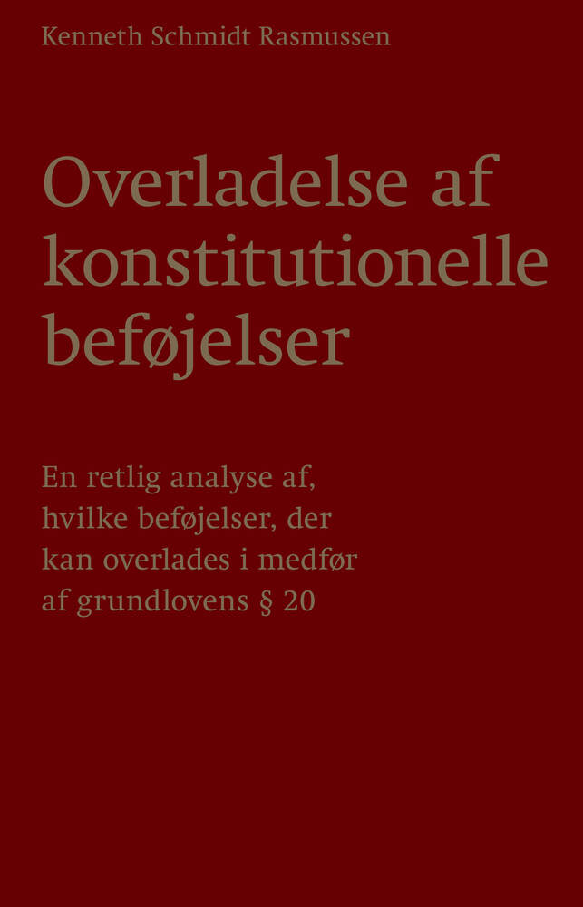 Overladelse af konstitutionelle beføjelser