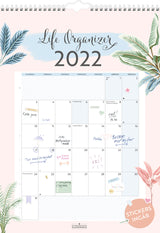 Vægkalender A3 life organizer 2022 29,7 x 42 cm Mayland