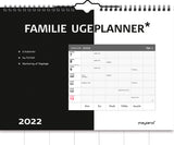 Familiekalender ugeplanner 2022 30 x 21 cm Mayland