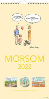 Familiekalender morsom 2022 22 x 43 cm Mayland