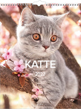 Vægkalender katte 2022 29,5 x 39 cm Mayland