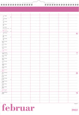 Familiekalender stor 7 kol. 2022 34 x 48 cm Mayland