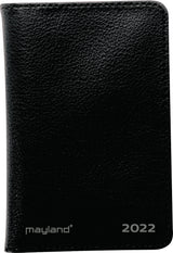 Nano planner kunstskind sort 2022 6,5 x 10 cm Mayland