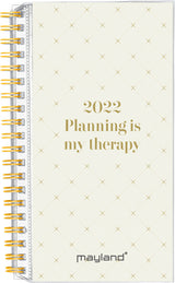 Week planner m/ 4 illu 2022 9,5 x 17 cm Mayland