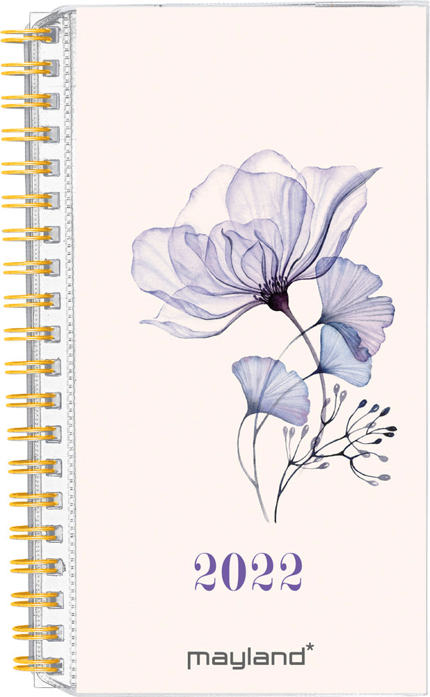 Week planner m/ 4 illu 2022 9,5 x 17 cm Mayland