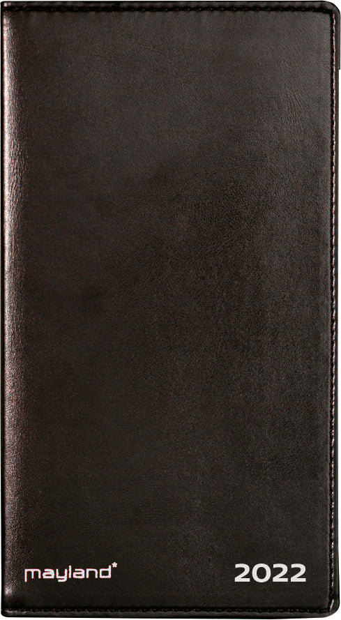 Index planner måned sort 2022 9 x 17 cm Mayland