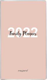 Family planner månedskal. 4 kol. 2022 8,8 x 16,6 cm Mayland