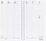 Week planner indbundet kunstskind sort 2022 Mayland
