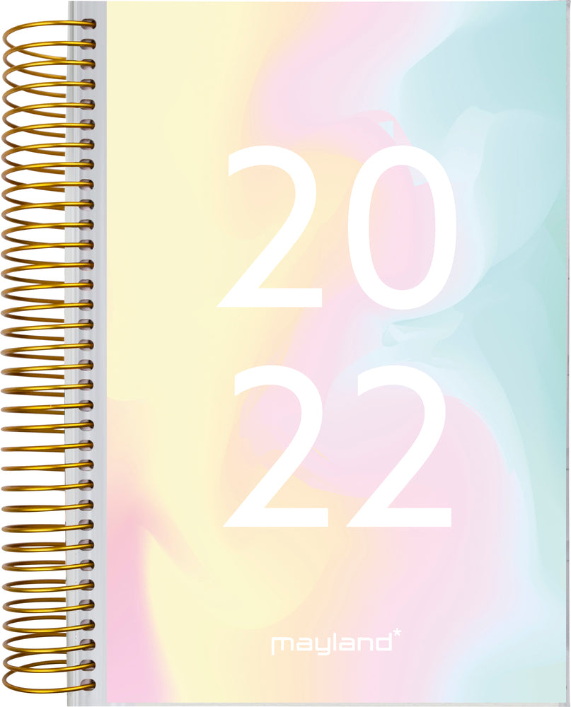Spiralkalender 1 dag pp 4 illu 2022 12 x 17 cm Mayland