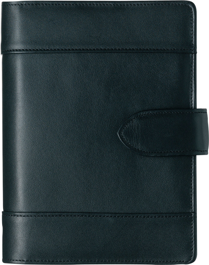 Spiralkalender 1 dag 2022 sort skind 12 x17 cm Mayland