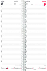 Spiralnoteringskalender 1 dag pp sort 2022 Mayland