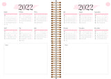 Life planner pink 1 dag 2022 11,7 x 17,1 cm Mayland