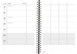 Familiekalender ugeplanner A5 tekstilpræg 2022 Mayland