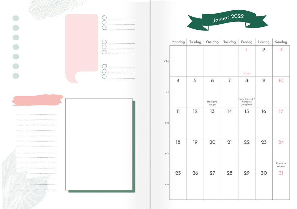 Life planner lemur A5 14,8 x 21 cm Mayland