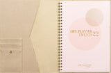 Life planner A5 pink uge med løst omslag 14,8x21cm Mayland