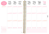 Life planner A5 pink uge med løst omslag 14,8x21cm Mayland