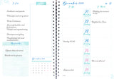 Life planner A5 week blue 2022 Mayland