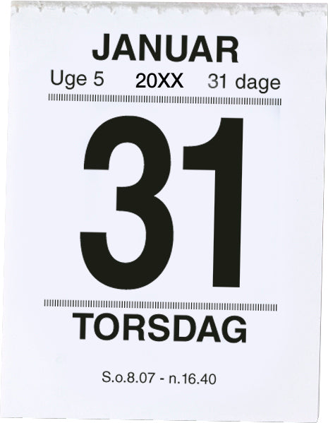 Broderikalender m/split og bagsidetekst 2022 5x6 cm Mayland
