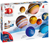 3D Puzzle Solar System 27/54/72/108 brikker