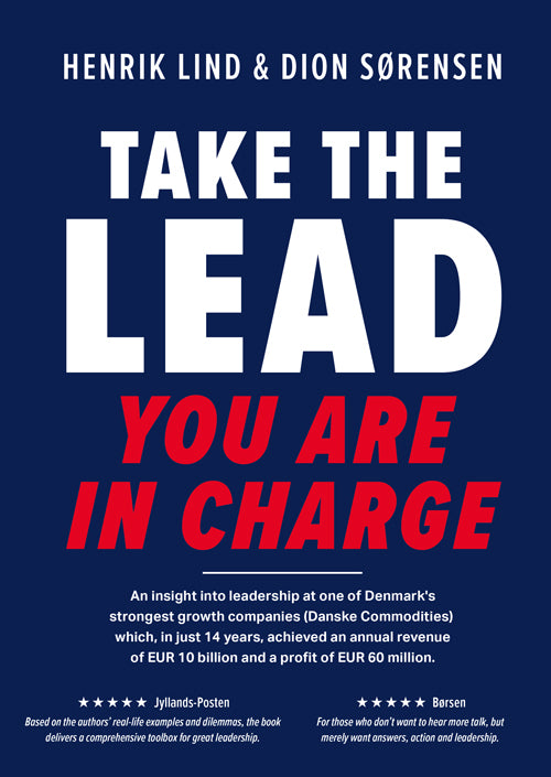 Take the lead – you are in charge