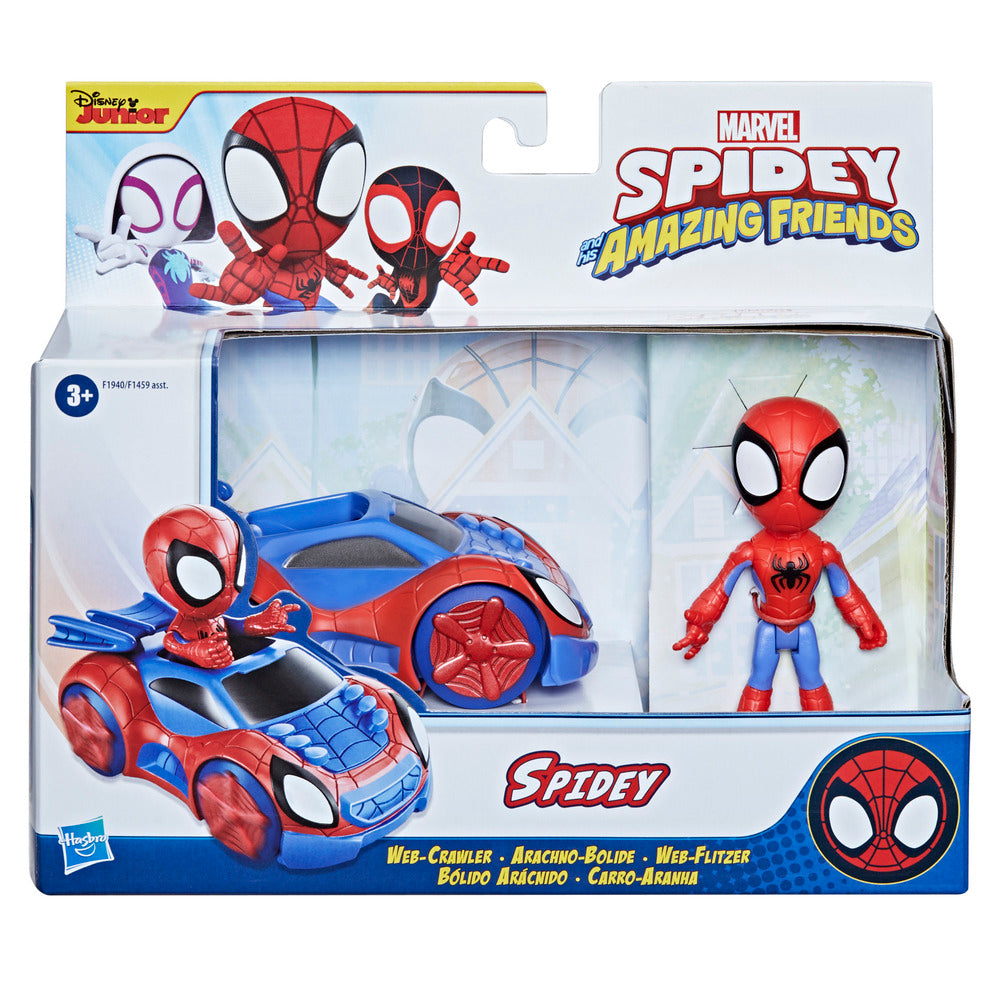 Spidey køretøj og figur ass