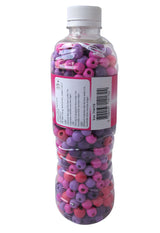 Pearl`n Fun Træperlemix 190gr pink/lilla