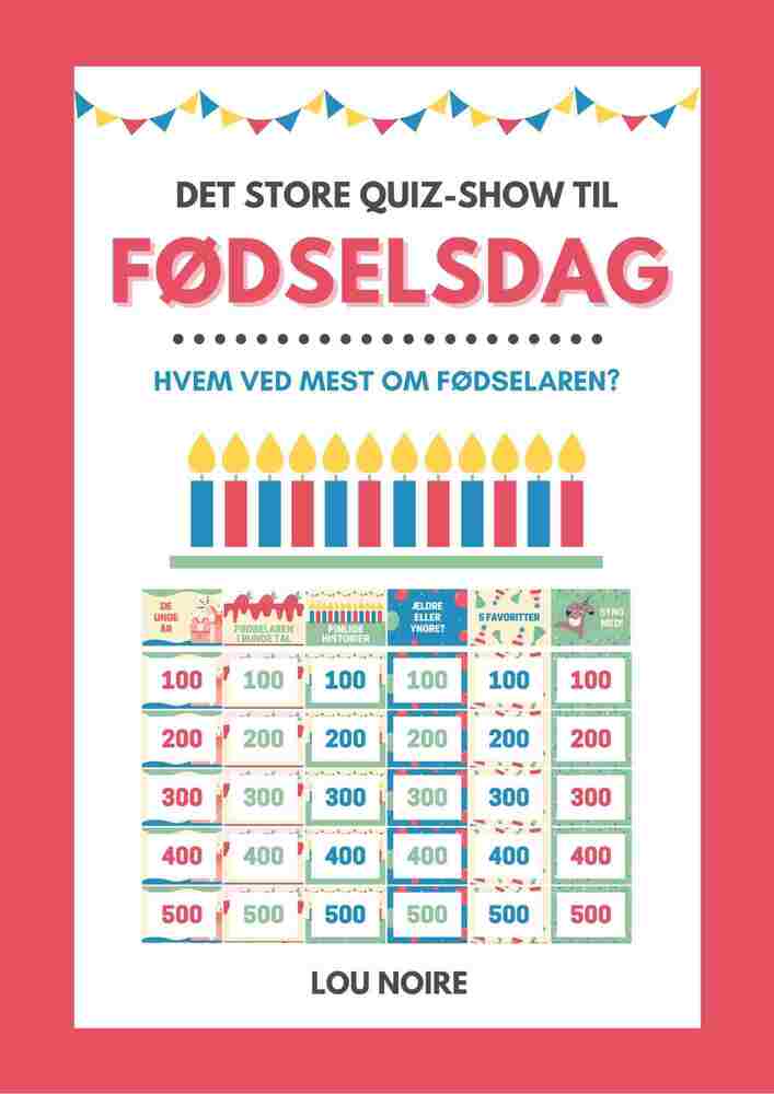 Det store quiz-show til fødselsdag