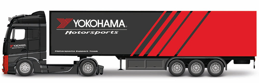 Mercedes-Benz lastbil med trailer