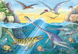 Puslespil Dinosaurs of land and sea 2x24 brikker