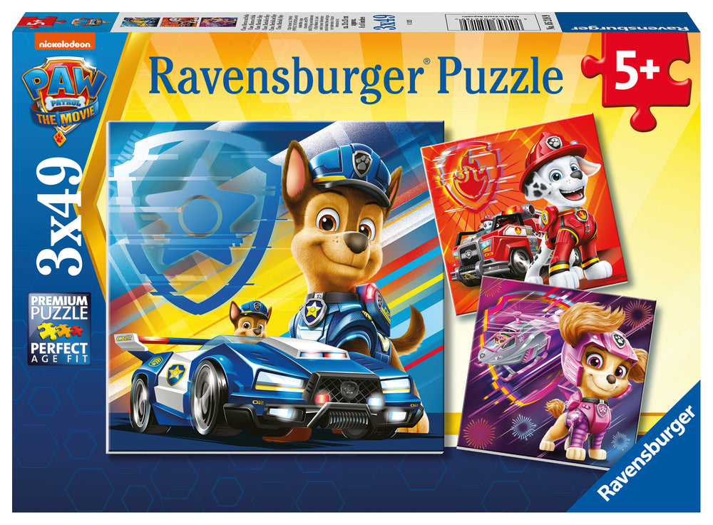 Puslespil Paw Patrol Movie 3x49 brikker
