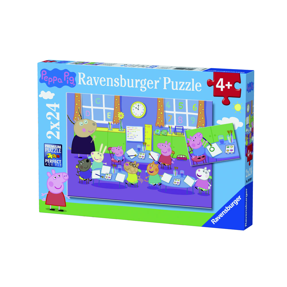 Puslespil Peppa Pig 2x24 brikker