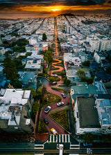 Puslespil San Francisco Lombard Street 1000 brikker