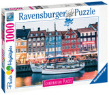 Puslespil Scandinavian Copenhagen Denmark 1000 brikker