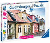 Puslespil Scandinavian Houses in Aarhus Denmark 1000 brikker