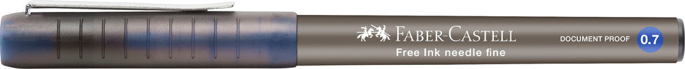 Roller Faber-Castell free ink needle 0,7 blå