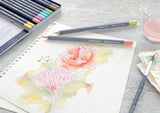 Akvarel farveblyant Faber-Castell 12 ass pastelfarver 3,3 mm