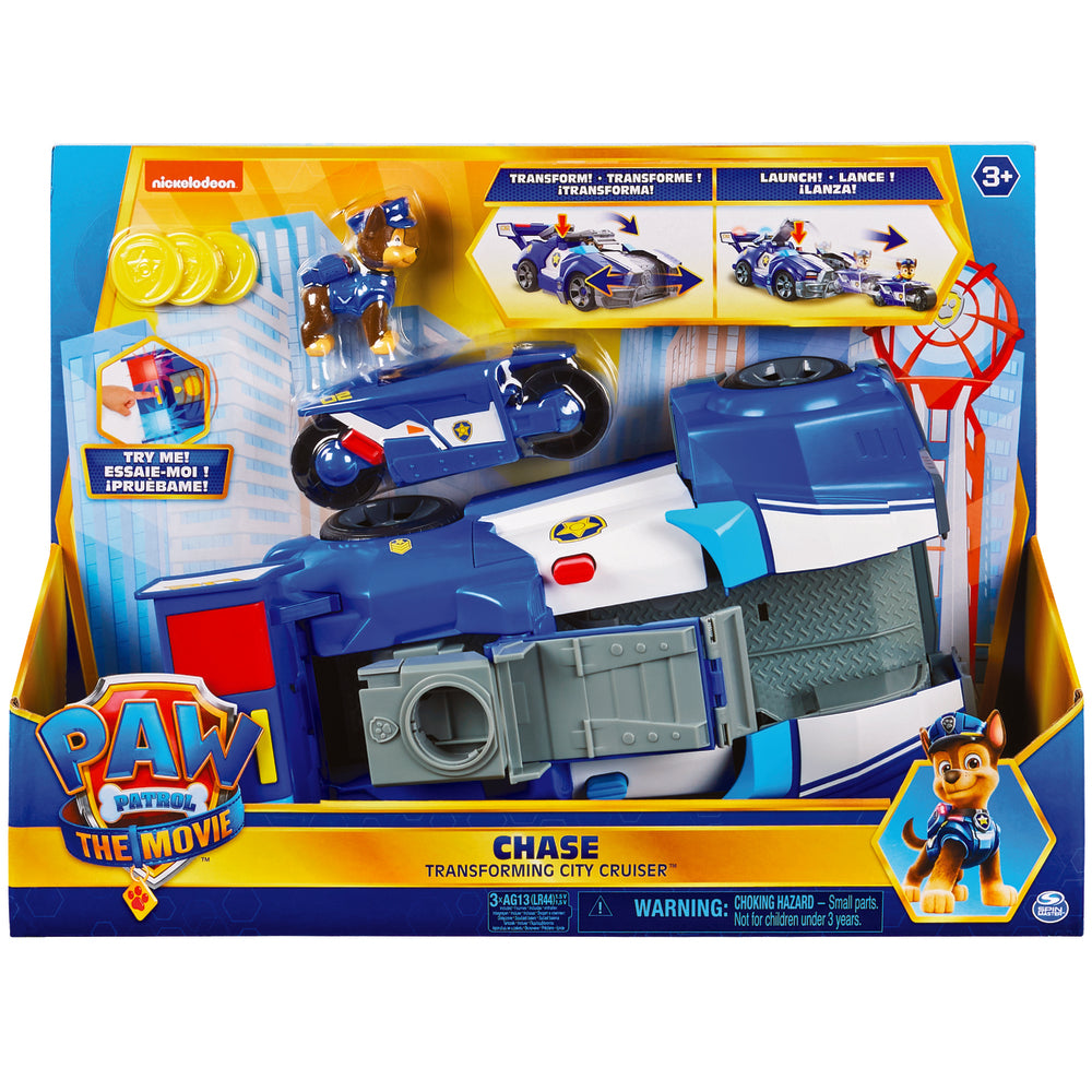 Paw Patrol movie Chase transforming vehicle