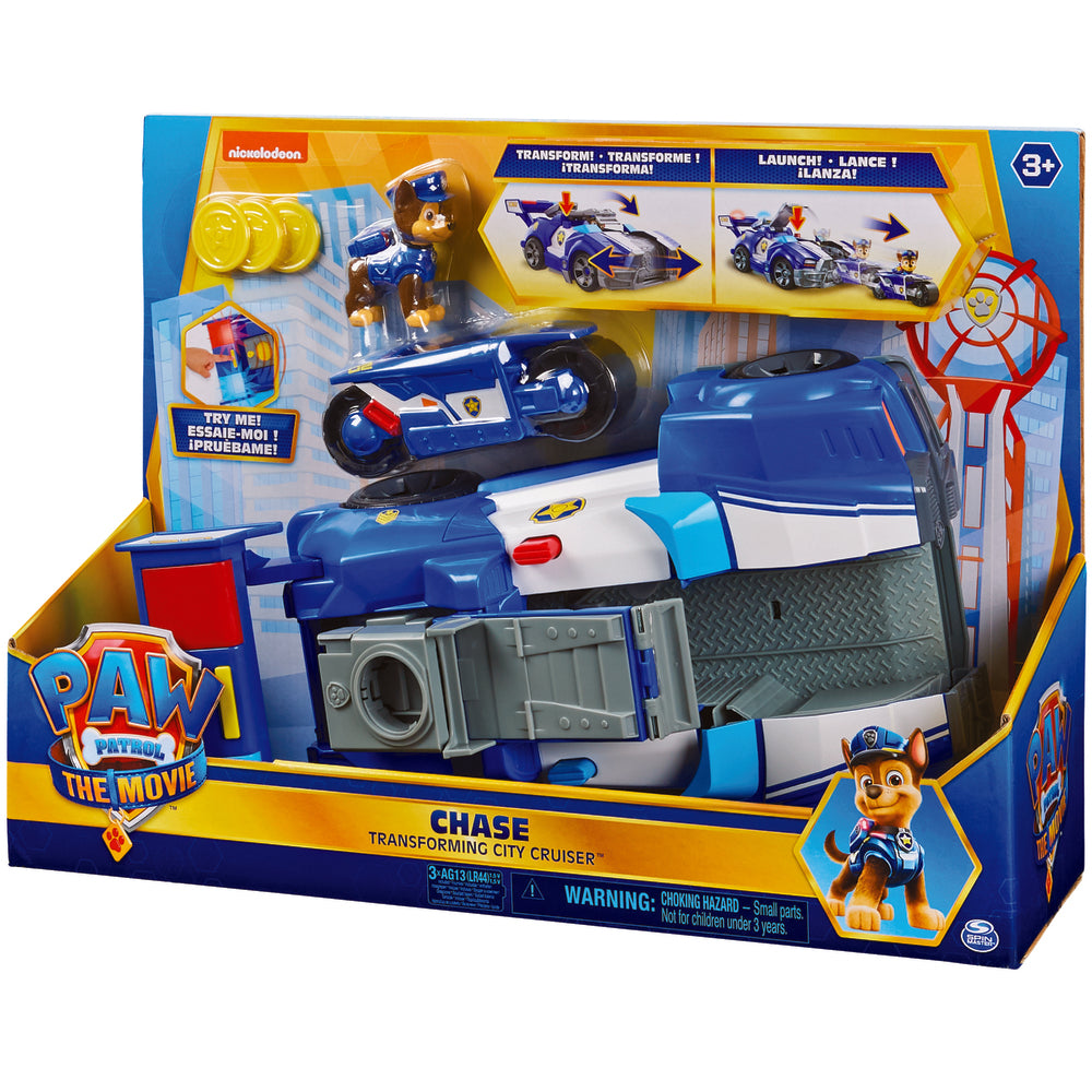 Paw Patrol movie Chase transforming vehicle