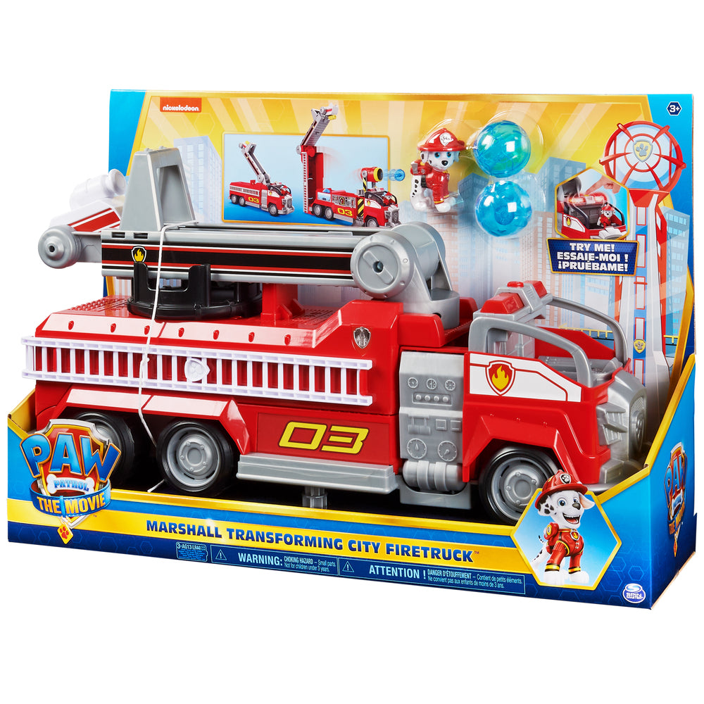Paw Patrol movie Marshall transforming vehicle
